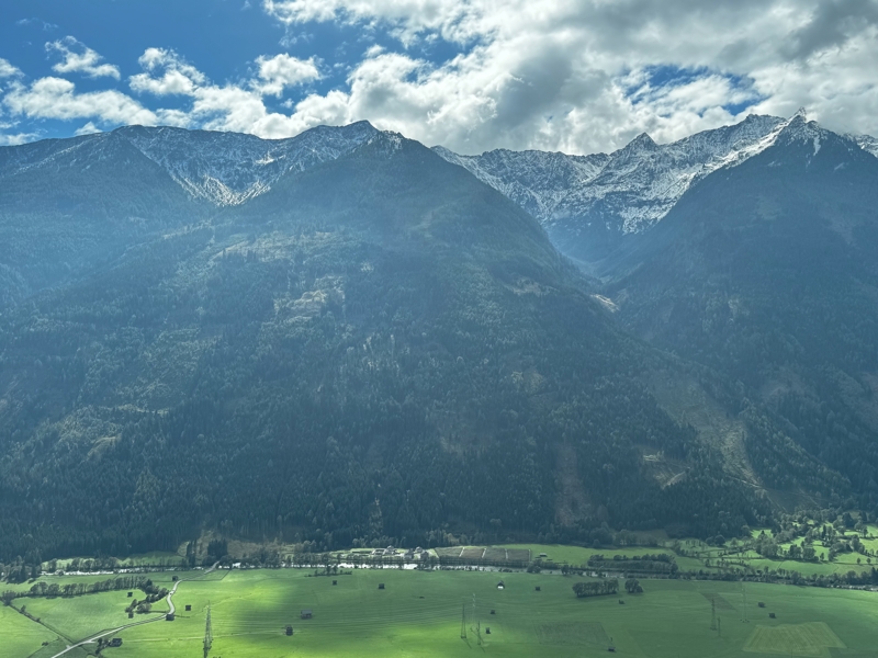When you take the train the views can be spectacular, especially in Austria When you take the train the views can be spectacular, especially in Austria