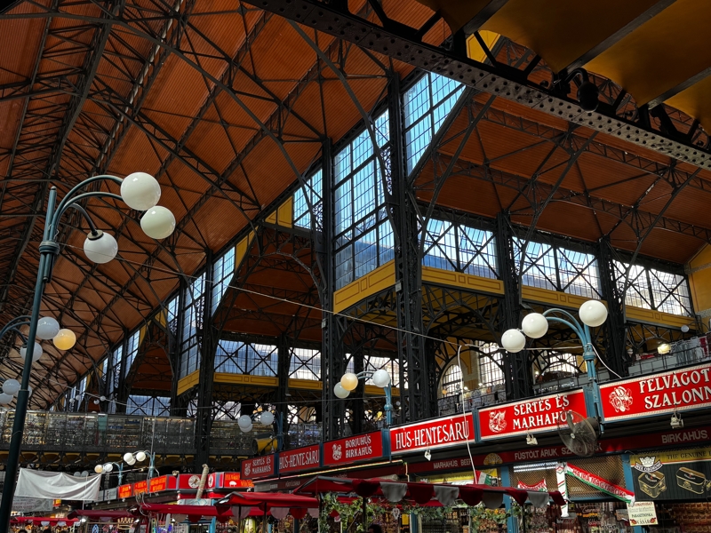 Inside the market hall, Budapest Inside the market hall, Budapest