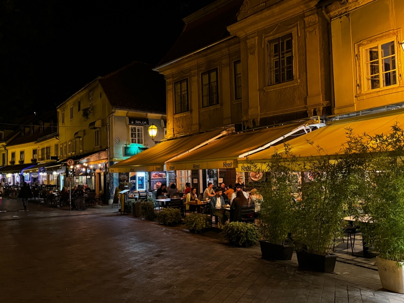 Zagreb is a lovely place to stroll in the evening Zagreb is a lovely place to stroll in the evening