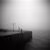 Wharf light in fog